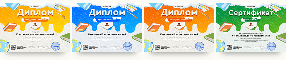 Сертификаты